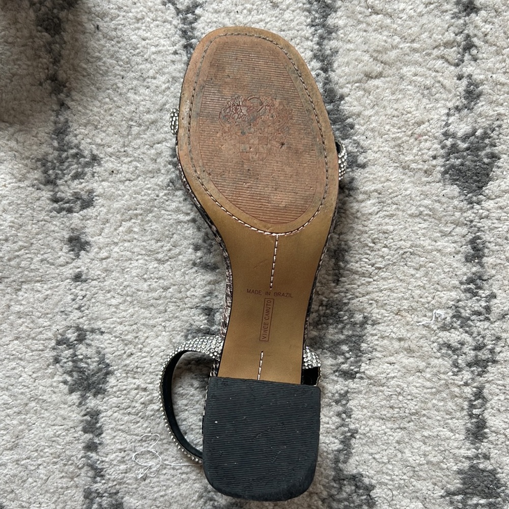 Rhinestone Block Heels - Picture 4 of 4